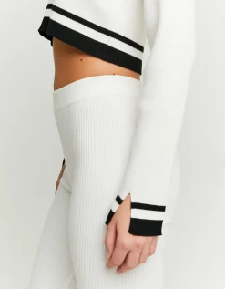 Pantaloni Flare in Maglia a Righe^Tally Weijl Store
