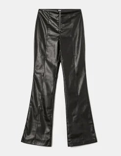 Pantaloni Flare in Similpelle Neri^Tally Weijl Hot