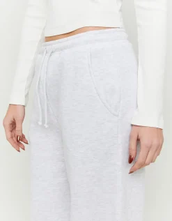 Pantaloni Joggers Wide Leg Basici Grigi^Tally Weijl Cheap