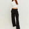 Pantaloni Parachute a Vita Alta Neri^Tally Weijl Clearance