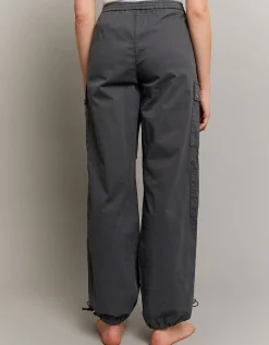 Pantaloni Parachute a Vita Alta Grigi^Tally Weijl Cheap