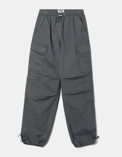 Pantaloni Parachute a Vita Alta Grigi^Tally Weijl Cheap