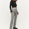Pantaloni Straight Leg In Similpelle Grigi^Tally Weijl Cheap