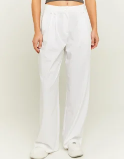 Pantaloni Vita Alta a Gamba Ampia Bianchi^Tally Weijl Fashion