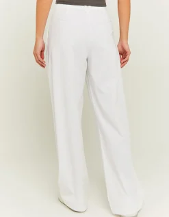 Pantaloni Vita Alta a Gamba Ampia Bianchi^Tally Weijl Fashion