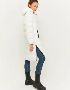 Piumino Bianco Con Cappuccio Removibile^Tally Weijl Best Sale