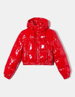 Piumino Rosso effetto vinile lucido^Tally Weijl Best Sale