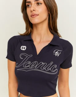 Polo con Stampa Scuro^Tally Weijl Clearance