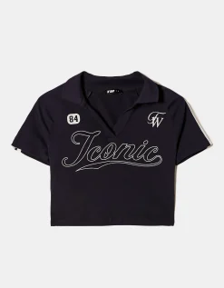 Polo con Stampa Scuro^Tally Weijl Clearance