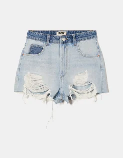 Shorts Mom Con Strappi A Vita Alta^Tally Weijl Flash Sale