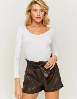 Shorts Paperbag A Vita Alta In Pelle Sintetica^Tally Weijl Flash Sale