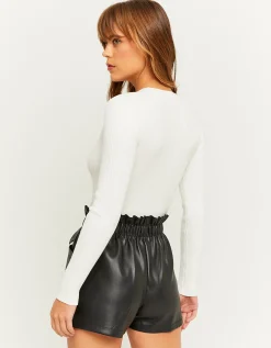 Shorts Paperbag In Ecopelle Neri^Tally Weijl New