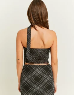 Top A Fascia A Quadri con Sciarpa^Tally Weijl Online