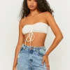 Top Bandeau Arricciato Bianco^Tally Weijl Best Sale
