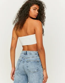 Top Bandeau Arricciato Bianco^Tally Weijl Best Sale