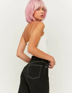 Top Basico Smanicato Bianco^Tally Weijl Cheap