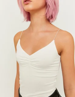 Top Basico Smanicato Bianco^Tally Weijl Cheap