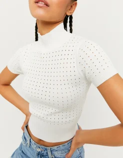 Top Bianco con Dolce Vita^Tally Weijl Discount