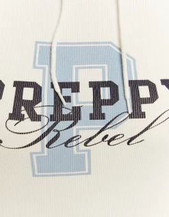 Top Bianco con Stampa e Cappuccio^Tally Weijl Flash Sale