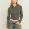 Top con Cappuccio Grigio^Tally Weijl Clearance
