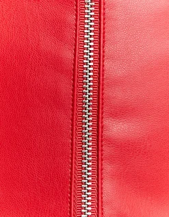 Top Corsetto Rosso in Finta Pelle^Tally Weijl Online