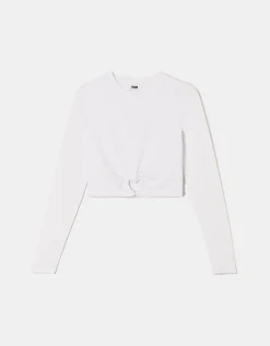 Top Corto Bianco con Cut Out Cuore^Tally Weijl Fashion