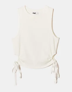 Top Corto Bianco con Cut Outs Laterali^Tally Weijl Best Sale