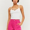 Top Corto Cut Out Bianco^Tally Weijl Flash Sale