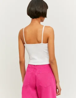 Top Corto Cut Out Bianco^Tally Weijl Flash Sale
