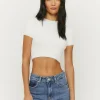 Top Corto In Maglia Bianco^Tally Weijl New