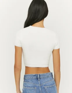 Top Corto In Maglia Bianco^Tally Weijl New