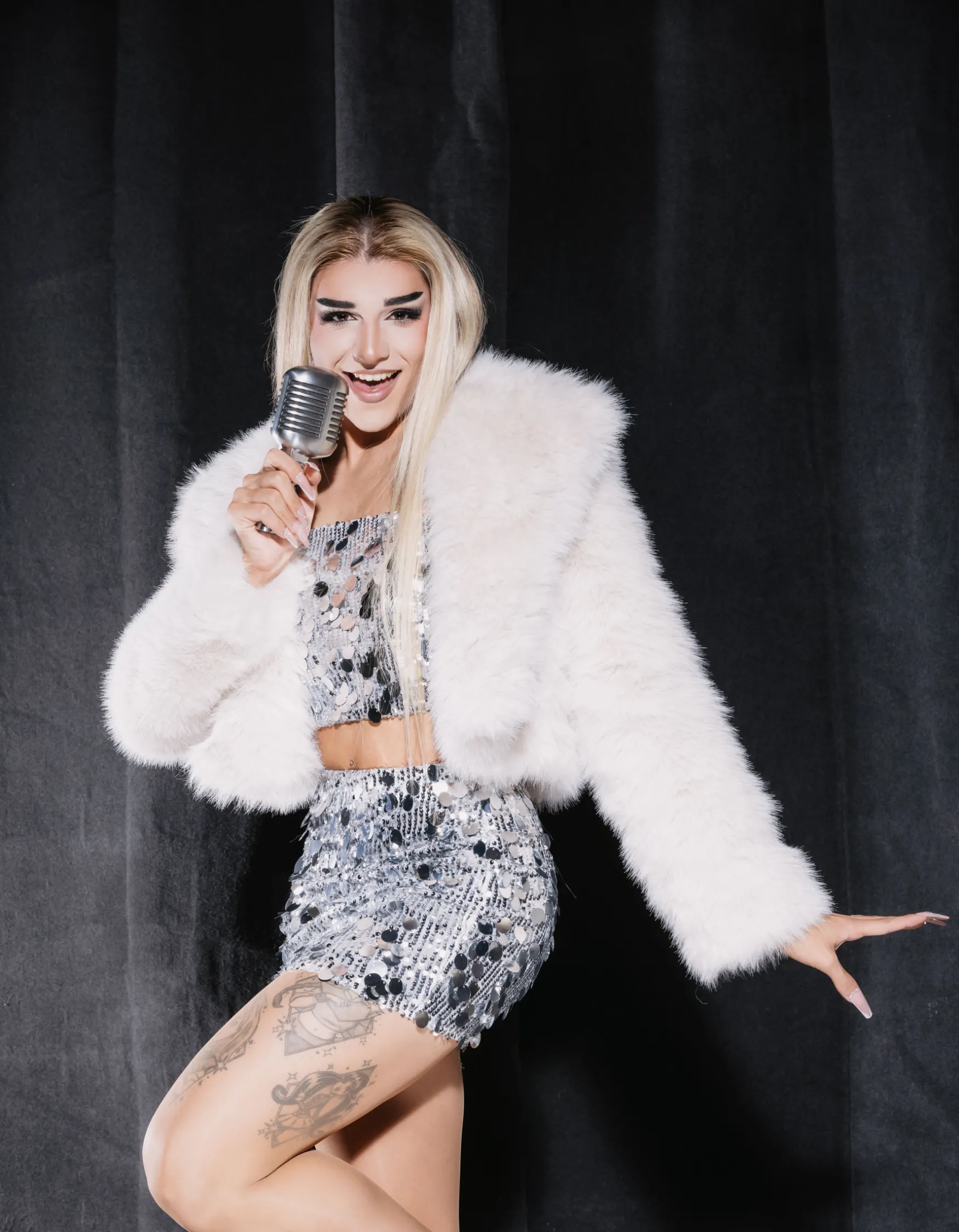 Top Fascia Argento con Paillettes^Tally Weijl Outlet