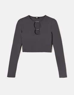 Top Grigio Con Catena^Tally Weijl Shop