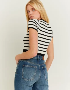 Top in Maglia Leggera A Righe^Tally Weijl Cheap