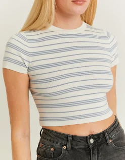 Top in Maglia Leggera A Righe^Tally Weijl Cheap