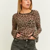 Top in Tulle Stampa Leo^Tally Weijl Shop