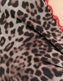 Top in Tulle Stampa Leo^Tally Weijl Flash Sale