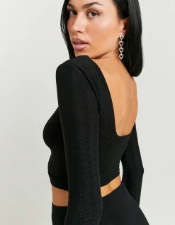 Top in Lurex con Schiena Aperta^Tally Weijl Outlet