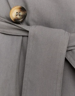 Trench lungo grigio^Tally Weijl Hot