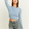 T-shirt Basica a Maniche Lunghe^Tally Weijl Fashion