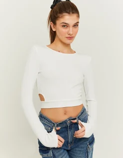 T-shirt Basica con Cut Out Laterali^Tally Weijl Outlet