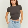 T-shirt Basica Corta^Tally Weijl Best Sale