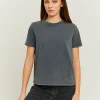 T-shirt Basica Kaki Effetto Acid Wash^Tally Weijl Flash Sale