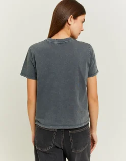 T-shirt Basica Kaki Effetto Acid Wash^Tally Weijl Flash Sale