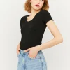 T-shirt Basica Nera^Tally Weijl Cheap