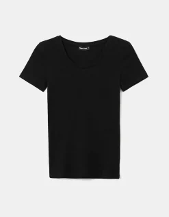 T-shirt Basica Nera^Tally Weijl Cheap