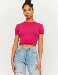 T-shirt Con Cuciture A Contrasto^Tally Weijl Shop