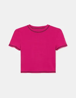 T-shirt Con Cuciture A Contrasto^Tally Weijl Shop