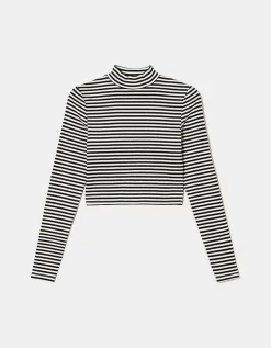 T-shirt Corta Basica A Righe^Tally Weijl Flash Sale