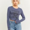 T-shirt Corta Fantasia^Tally Weijl Cheap